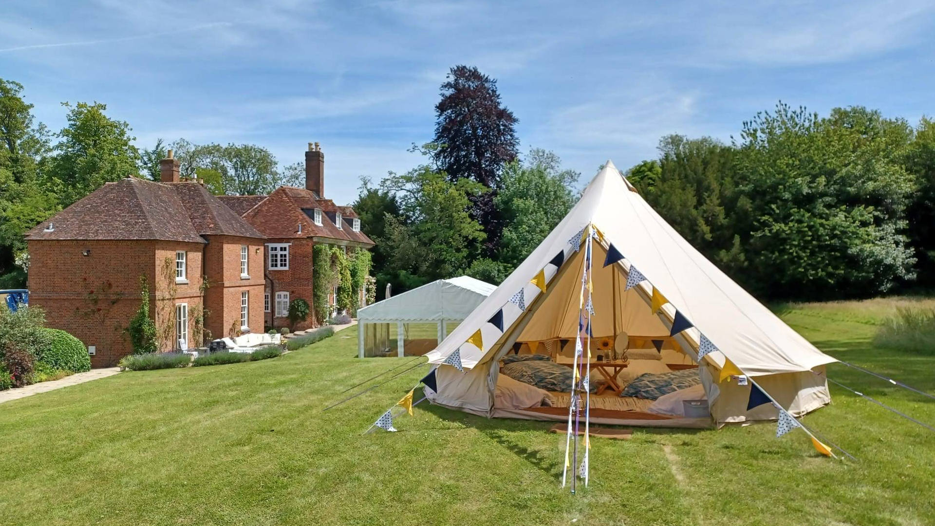 Bell tent hire Hampshire