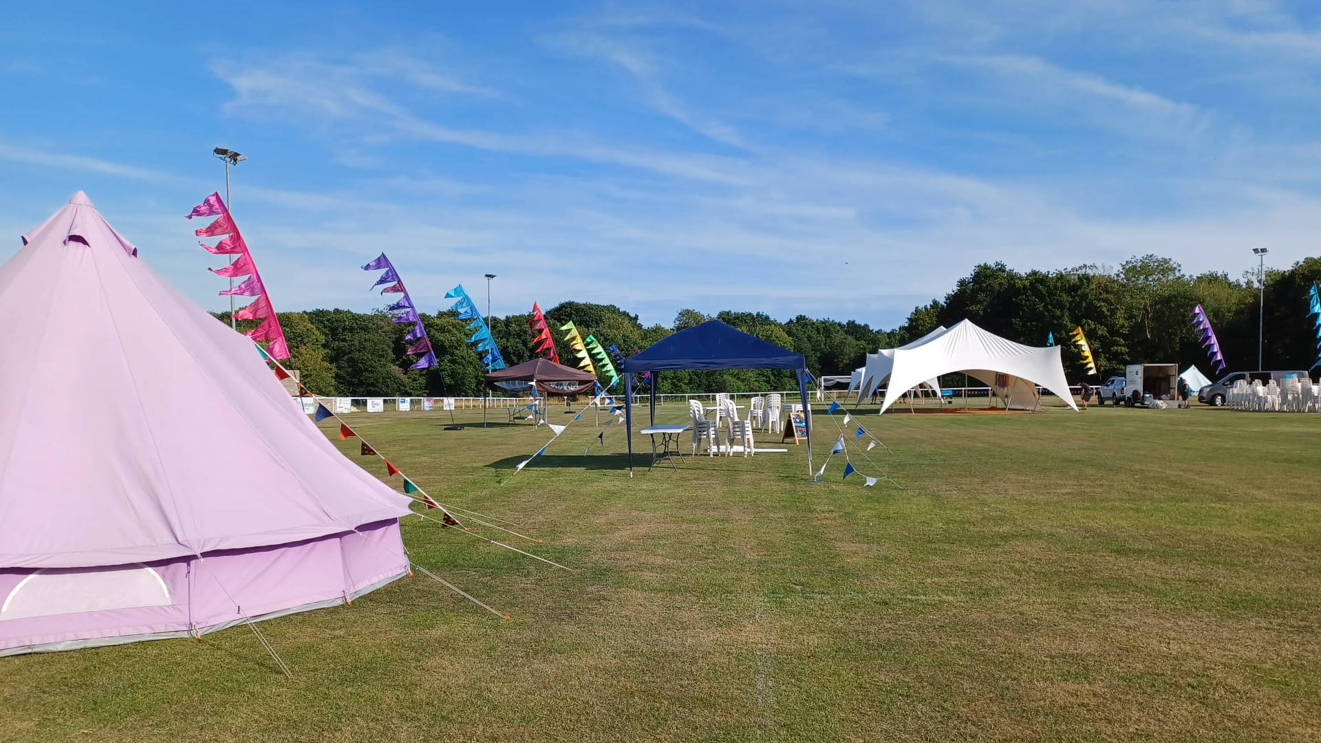 Stretch tents for hire - Fareham