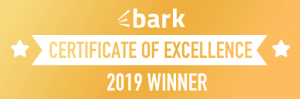 Bark Certificate of Excellence 2019