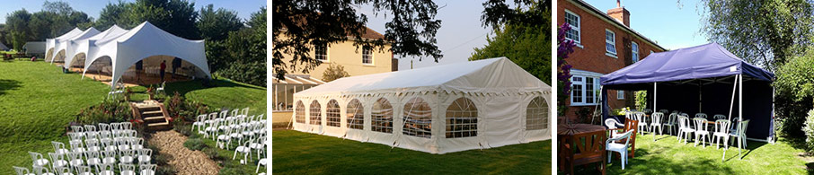 Our range of marquees