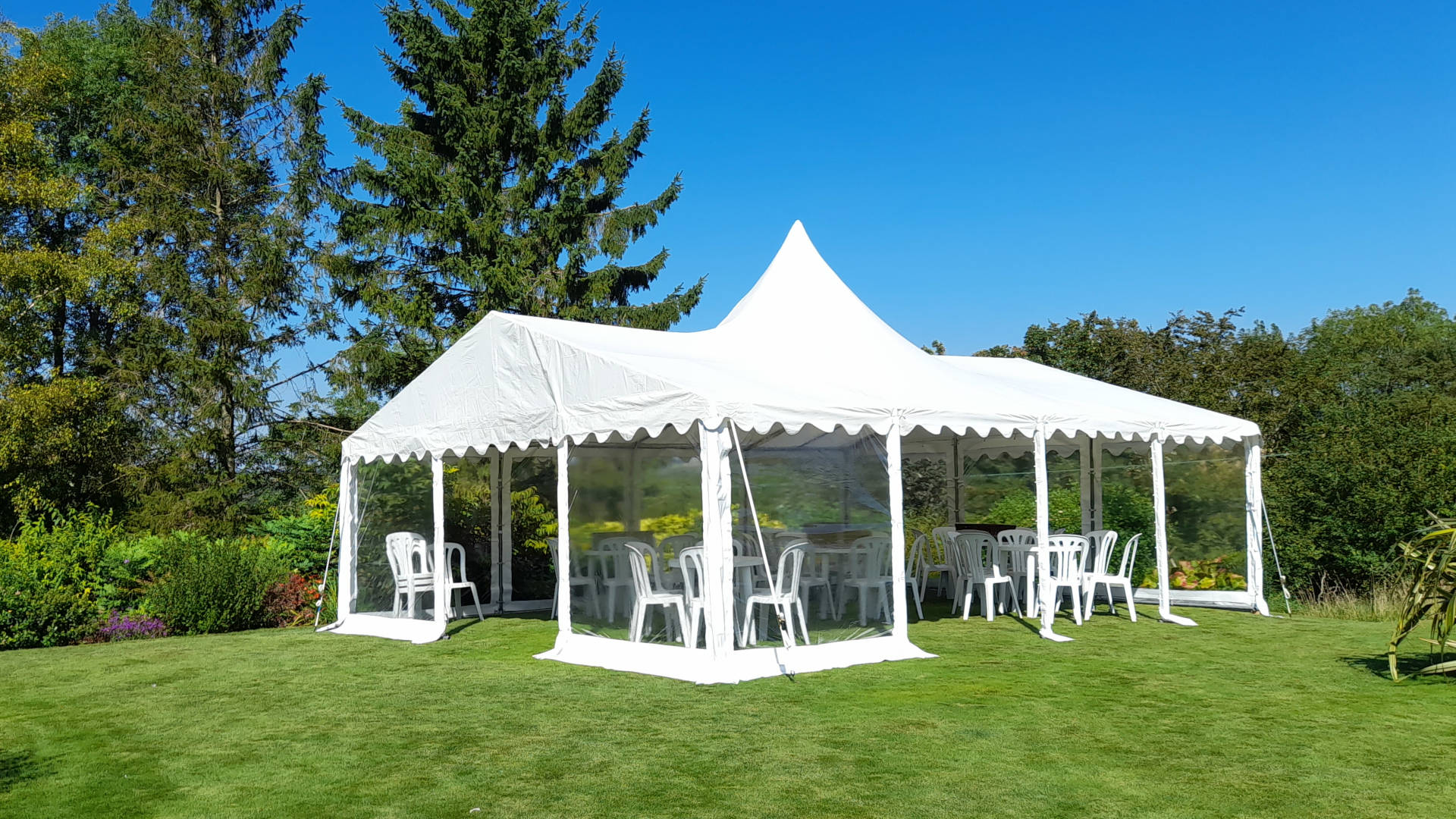 Traditional frame marquee hire