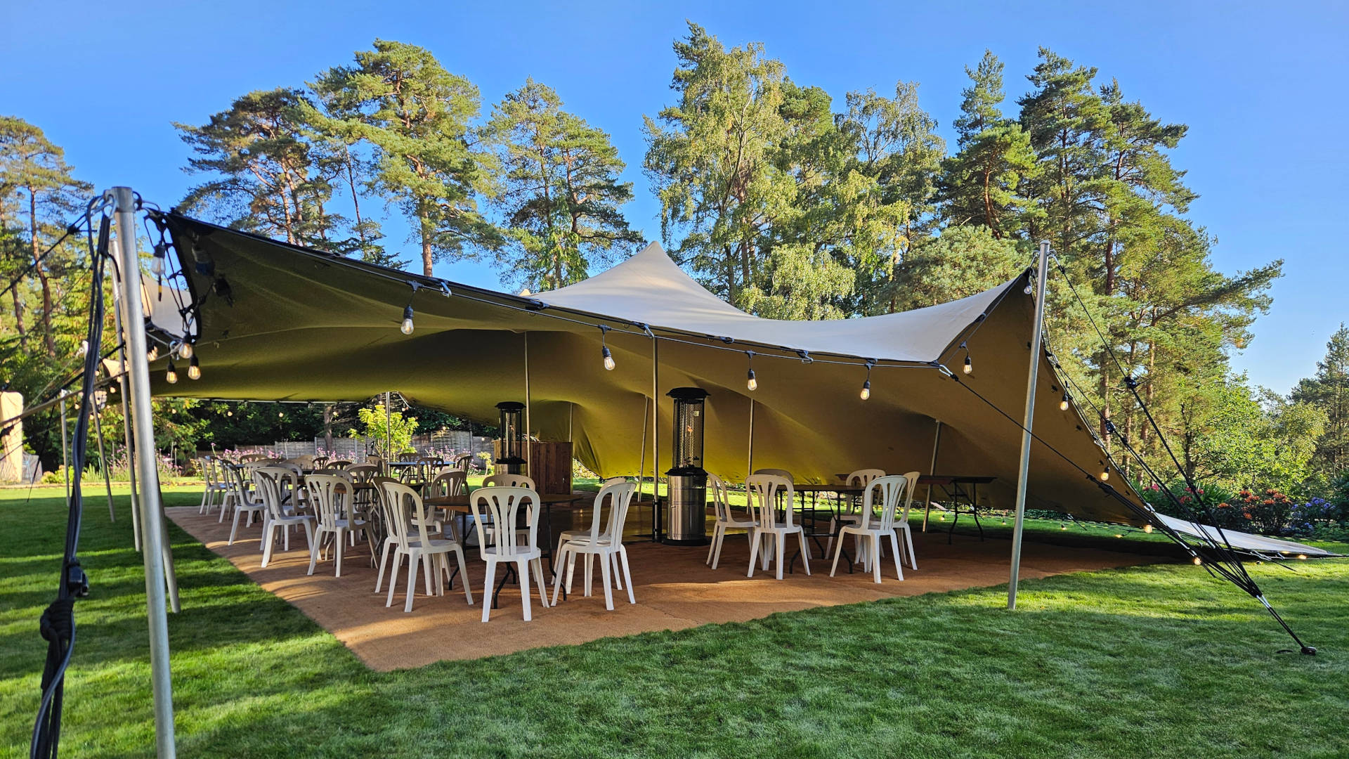 Stretch tents for hire Hampshire